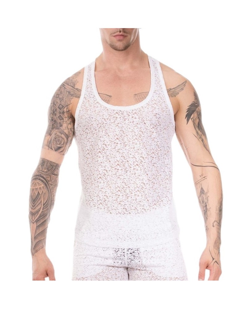 Débardeur Joshua Blanc sextoys et accessoires sur La Boutique du Hard