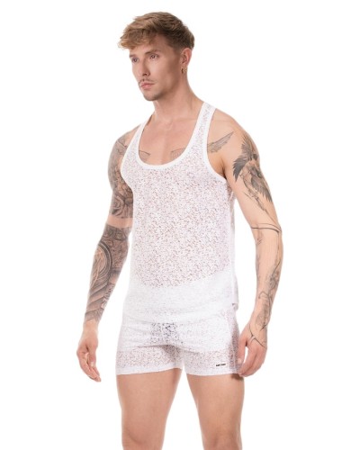 Débardeur Joshua Blanc sextoys et accessoires sur La Boutique du Hard