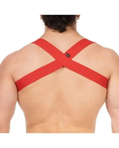 Harnais élastique Everette Rouge sextoys et accessoires sur La Boutique du Hard