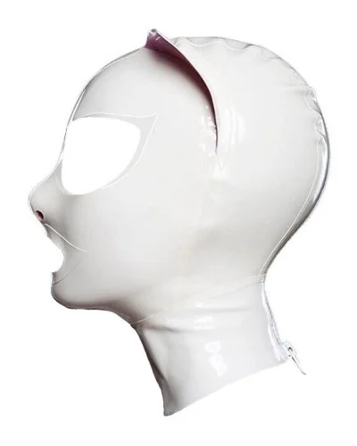 Cagoule Cat Fetish Blanche sextoys et accessoires sur La Boutique du Hard