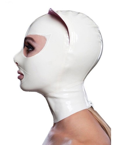 Cagoule Cat Fetish Blanche sextoys et accessoires sur La Boutique du Hard