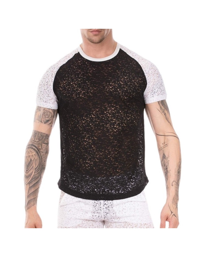 T-shirt Micah Noir-Blanc sextoys et accessoires sur La Boutique du Hard