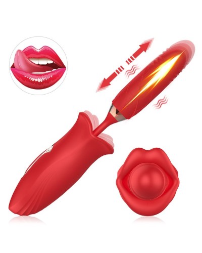 Vibro Poussée et Bouche Doble Sens 10.5 x 3.1cm sextoys et accessoires sur La Boutique du Hard