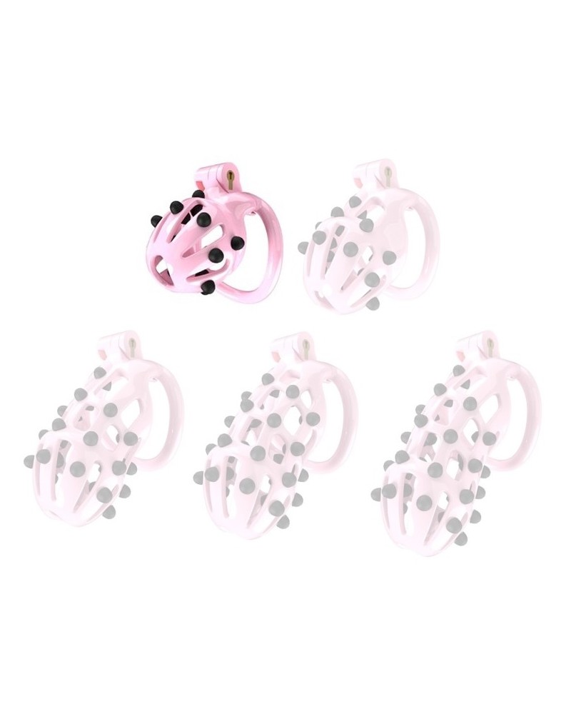 Cage de chasteté Point Up S 6 x 3.5 cm Rose sextoys et accessoires sur La Boutique du Hard