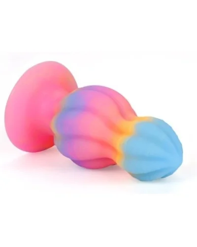 Plug Glamy S 13 x 6 cm Multicolore sextoys et accessoires sur La Boutique du Hard