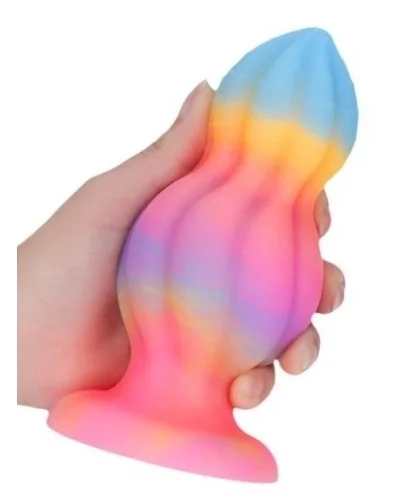Plug Glamy S 13 x 6 cm Multicolore sextoys et accessoires sur La Boutique du Hard