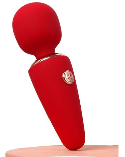 Mini Wand Creamy Vibes 10 cm Tête 30 mm Rouge sextoys et accessoires sur La Boutique du Hard