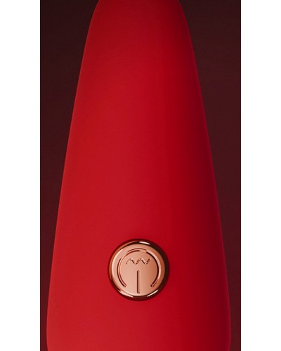 Mini Wand Creamy Vibes 10 cm Tête 30 mm Rouge sextoys et accessoires sur La Boutique du Hard