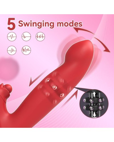 Vibro Rabbit Threections 14 x 3.5cm sextoys et accessoires sur La Boutique du Hard