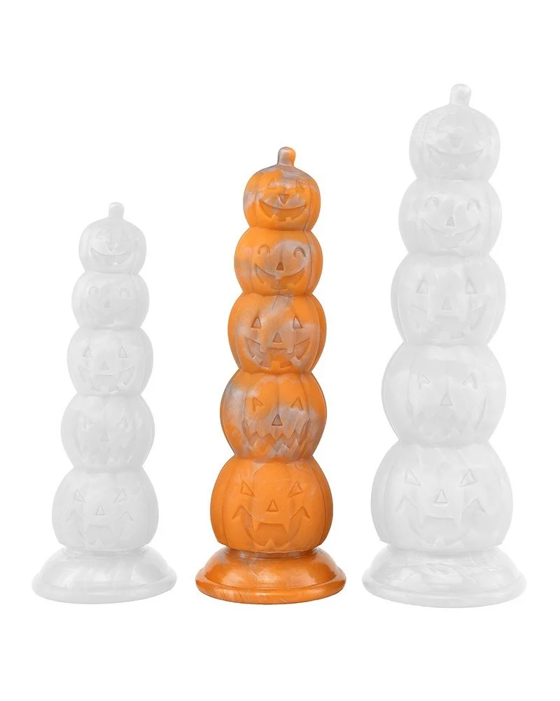 Gode Pumpkin M 20.5 x 6 cm Orange sextoys et accessoires sur La Boutique du Hard