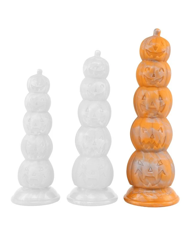 Gode Pumpkin L 23.5 x 7 cm Orange sextoys et accessoires sur La Boutique du Hard