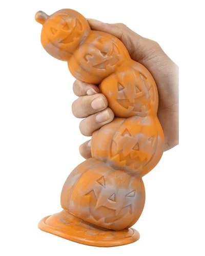 Gode Pumpkin L 23.5 x 7 cm Orange sextoys et accessoires sur La Boutique du Hard
