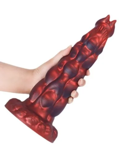 Plug Heyak M 21 x 6.5 cm Rouge sextoys et accessoires sur La Boutique du Hard