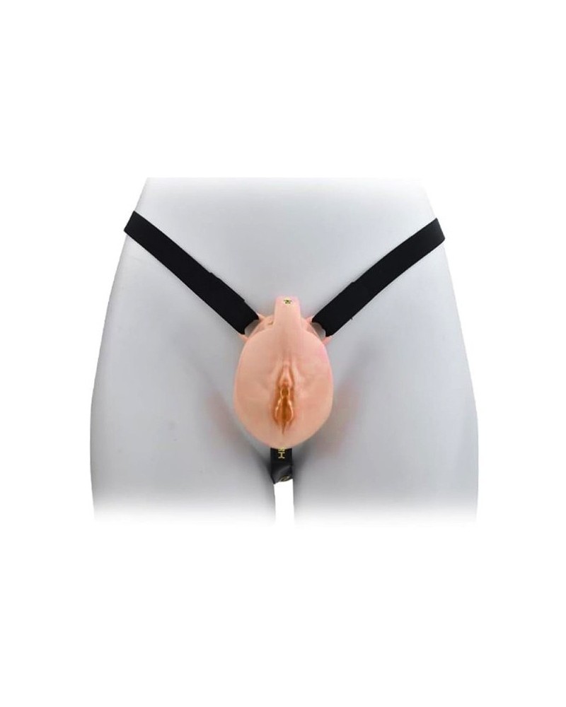 Cage de Chasteté avec Harnais Sislab 5.5 x 3.5cm Beige sextoys et accessoires sur La Boutique du Hard