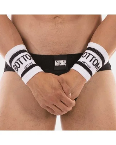 Lot de 2 Bandeaux de poignets Bottom Blancs sextoys et accessoires sur La Boutique du Hard