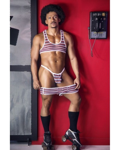 Ensemble Luniros Bleu Blanc Rouge sextoys et accessoires sur La Boutique du Hard