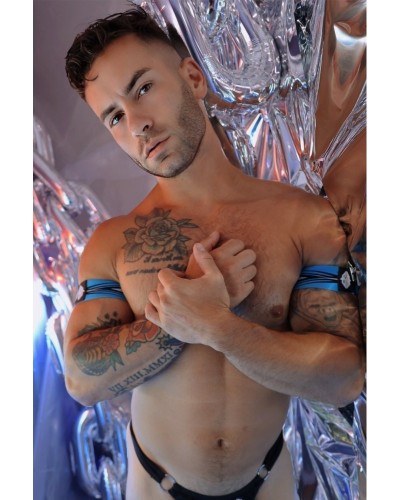 Brassards Circuit Breaker Bleus x2 sextoys et accessoires sur La Boutique du Hard