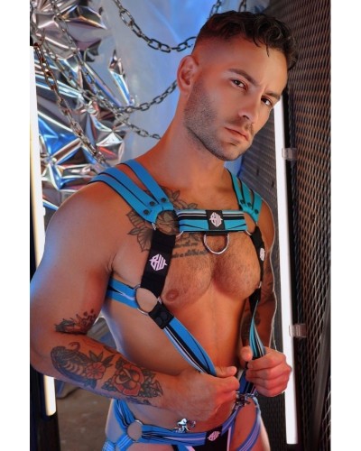 Harnais Circuit Breaker Bleu sextoys et accessoires sur La Boutique du Hard