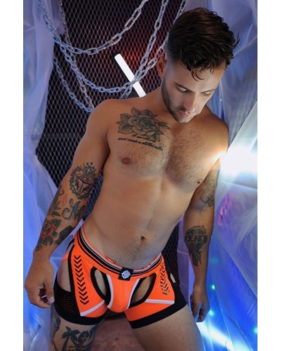 Jock Boxer Circuit Breaker Orange neon sextoys et accessoires sur La Boutique du Hard