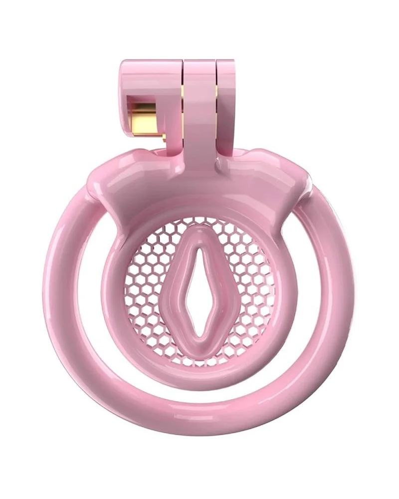 Cage Extra Plate Sissy Reduct 0.5 x 3 cm Rose sextoys et accessoires sur La Boutique du Hard