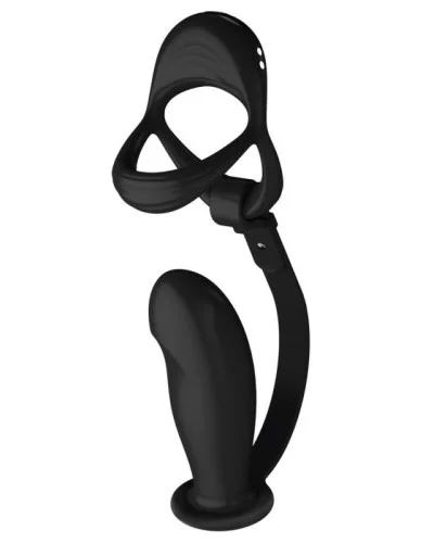 Ballstretcher et Plug Ass Curve 10 x 3.6 cm-10 Vibrations sextoys et accessoires sur La Boutique du Hard