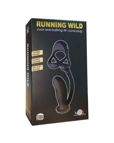 Ballstretcher et Plug Ass Curve 10 x 3.6 cm-10 Vibrations sextoys et accessoires sur La Boutique du Hard