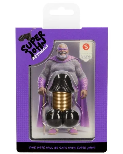 Porte-Clés Pénis Super John Noir sextoys et accessoires sur La Boutique du Hard