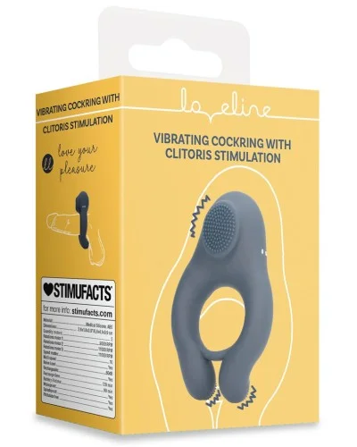 Cockring Vibrant Clitest 35mm Bleu sextoys et accessoires sur La Boutique du Hard