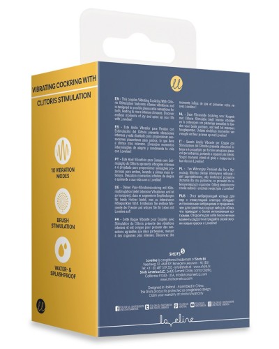 Cockring Vibrant Clitest 35mm Bleu sextoys et accessoires sur La Boutique du Hard