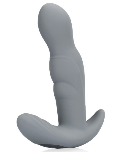 Stimulateur Prostatique Vibrant Rotatif Gothamey 11.5 x 3.4cm Gris sextoys et accessoires sur La Boutique du Hard