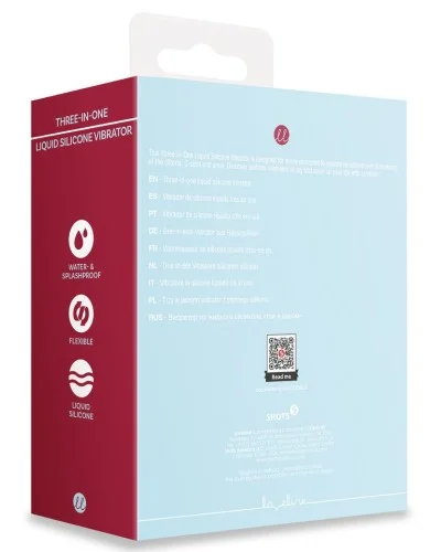 Double Plug Vibrant THREE IN ONE 10 x 3.2cm Bleu sextoys et accessoires sur La Boutique du Hard