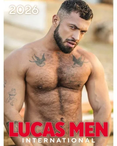 Calendrier 2026 Lucas men international sextoys et accessoires sur La Boutique du Hard