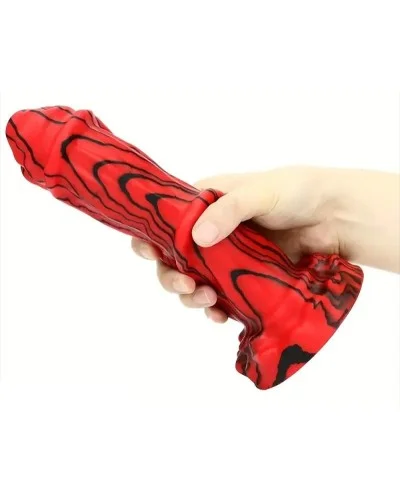 Gode Turtmouth 20 x 5.7cm Rouge sextoys et accessoires sur La Boutique du Hard