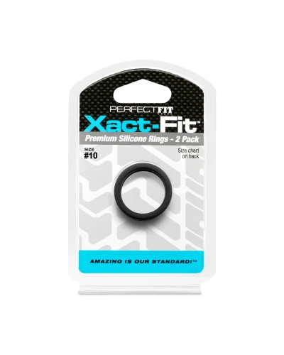 Lot de 2 Cockrings Xact-Fit n°10 - Diamètre 25mm sextoys et accessoires sur La Boutique du Hard