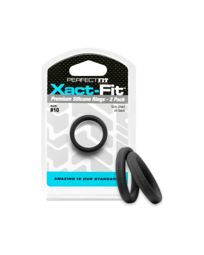 Lot de 2 Cockrings Xact-Fit n°10 - Diamètre 25mm sextoys et accessoires sur La Boutique du Hard