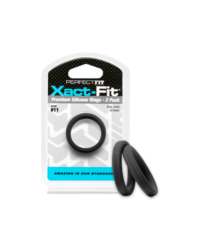 Lot de 2 Cockrings Xact-Fit n°11 - Diamètre 28mm sextoys et accessoires sur La Boutique du Hard