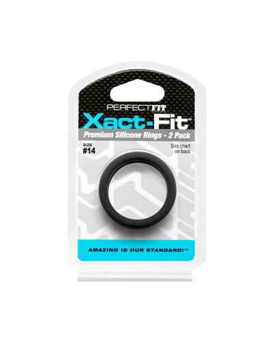 Lot de 2 Cockrings Xact-Fit n°14 - Diamètre 35mm sextoys et accessoires sur La Boutique du Hard