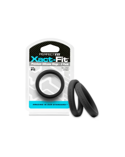 Lot de 2 Cockrings Xact-Fit n°15 - Diamètre 38mm sextoys et accessoires sur La Boutique du Hard
