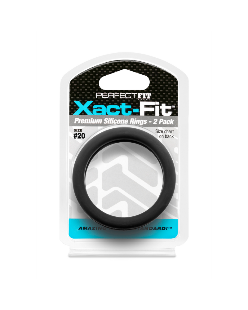 Lot de 2 Cockrings Xact-Fit n°20 - Diamètre 51mm sextoys et accessoires sur La Boutique du Hard