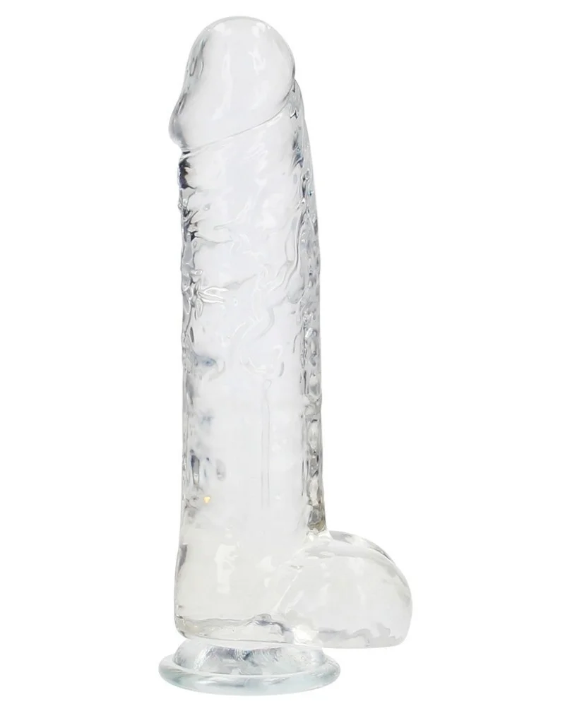 Gode Crystal Clear 21x 5.5cm Transparent sextoys et accessoires sur La Boutique du Hard