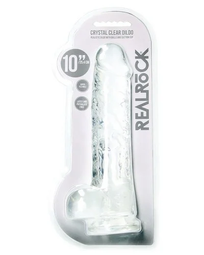 Gode Crystal Clear 21x 5.5cm Transparent sextoys et accessoires sur La Boutique du Hard