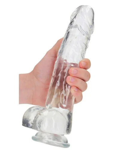 Gode Crystal Clear 21x 5.5cm Transparent sextoys et accessoires sur La Boutique du Hard