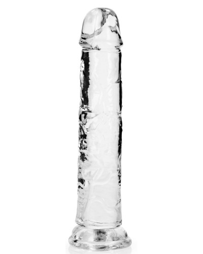 Gode Transparent Crystal Clear 19.5 x 4.3cm  sextoys et accessoires sur La Boutique du Hard