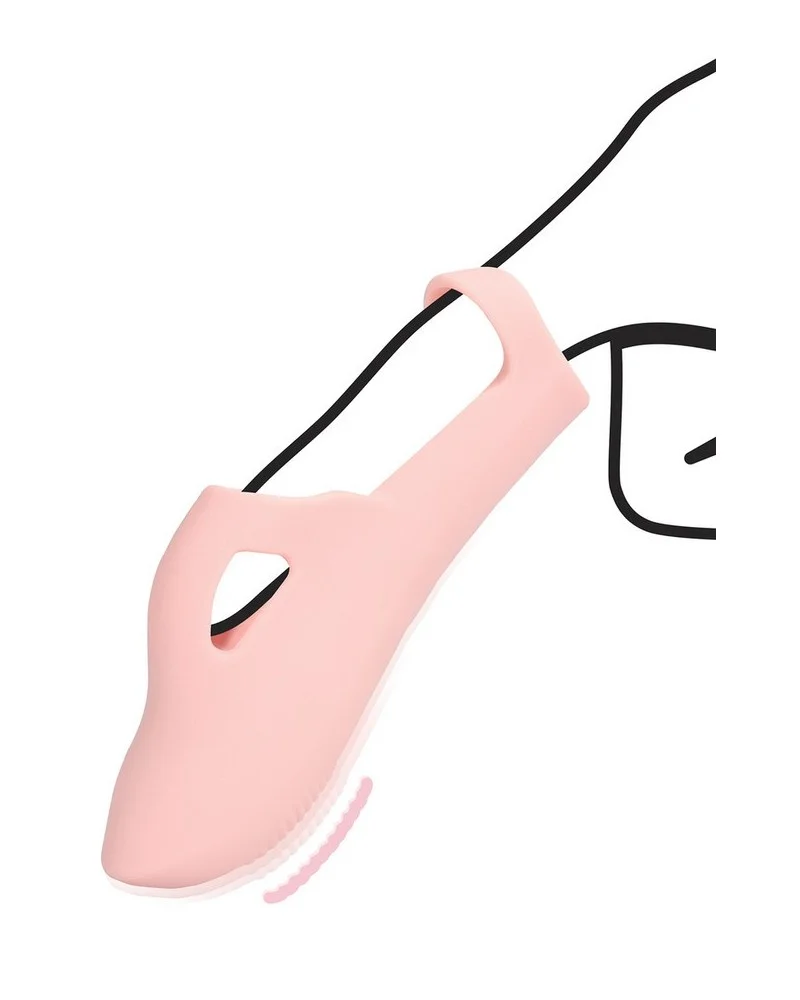 Gaine de Doigt Vibrante Touch of Pink Rose sextoys et accessoires sur La Boutique du Hard