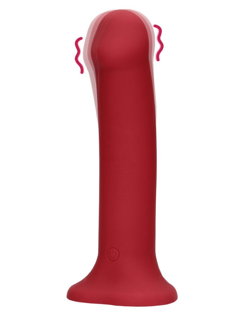 Gode Vibrant Palik L 17 x 4.5cm Rouge sextoys et accessoires sur La Boutique du Hard