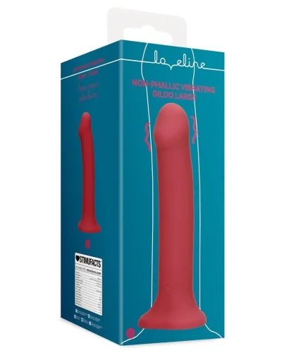 Gode Vibrant Palik L 17 x 4.5cm Rouge sextoys et accessoires sur La Boutique du Hard