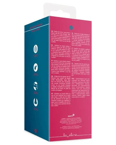 Gode Vibrant Palik L 17 x 4.5cm Rouge sextoys et accessoires sur La Boutique du Hard