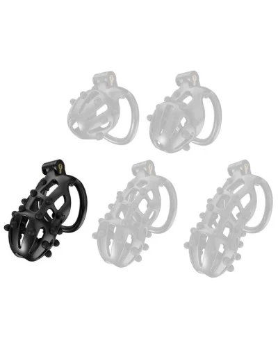 Cage de chasteté Point Up L 10 x 4 cm Noire sextoys et accessoires sur La Boutique du Hard