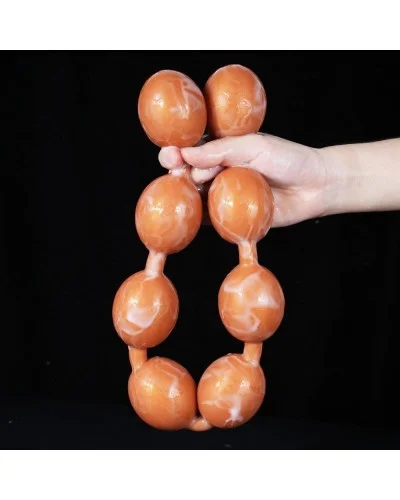 Boules Bolz M 56 x 4.7 cm Orange sextoys et accessoires sur La Boutique du Hard