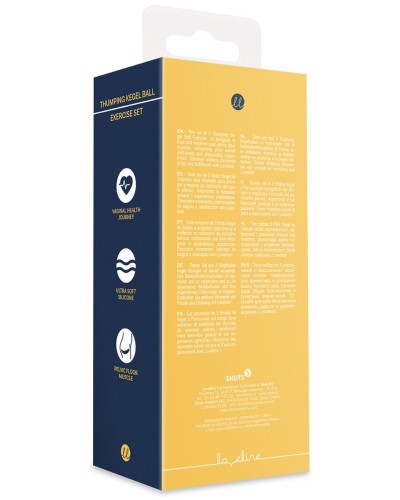 Kit d'entraînement Boules de Geisha Thump Balls Jaune sextoys et accessoires sur La Boutique du Hard